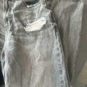 American eagle. Gray black Distressed Jeans